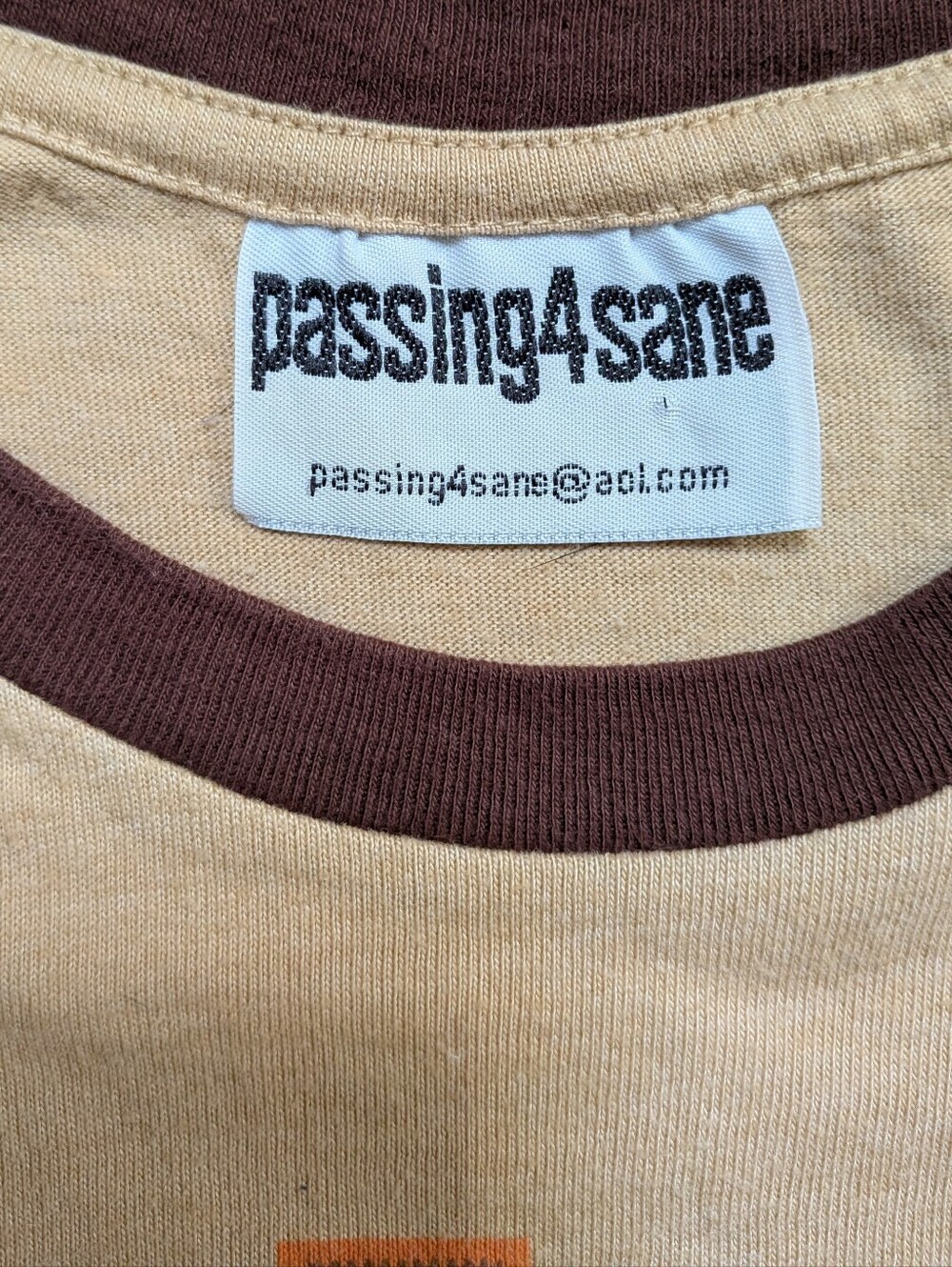 Vintage Passing 4 Sane Silly Rabbit Ringer Tee - Picture 6 of 6